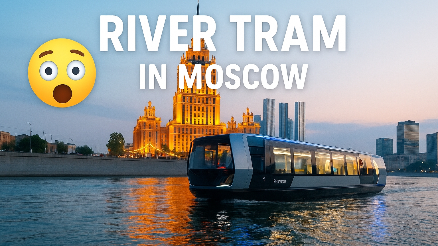 Речной электротрамвай