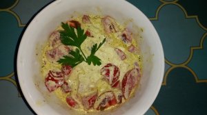 Вкуснейший салат с сыром страчателла из 3 ингредиентов