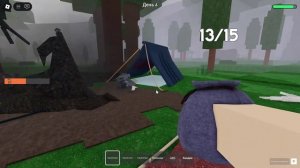 Сыграл в 99 ночей в лесу Roblox