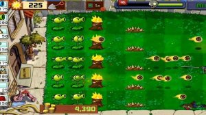 растения против зомби выживаю пять волн