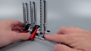 Работа двигателей Lego на воздухе.