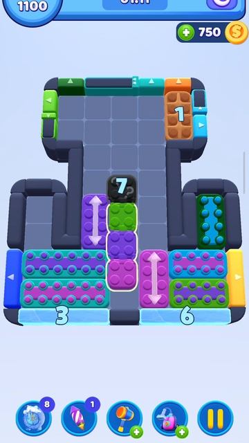 Color Block Jam 1100 уровень