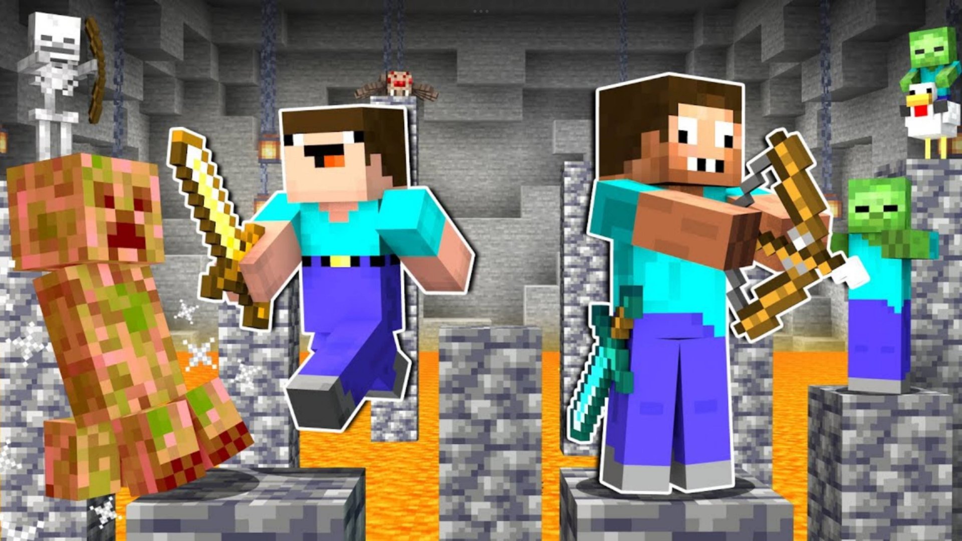 Нуб и про паркурят с монстрами в Майнкрафте ! ! DakPlay DakPlay ДакПлей ДакПлей смотреть онлайн