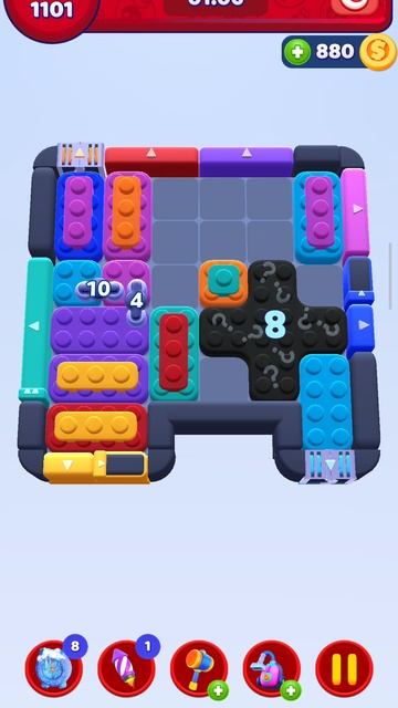 Color Block Jam 1101 уровень (пройден с 