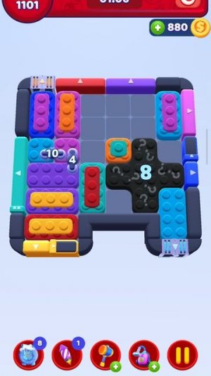 color block jam 1101 уровень (пройден с «помощником»)