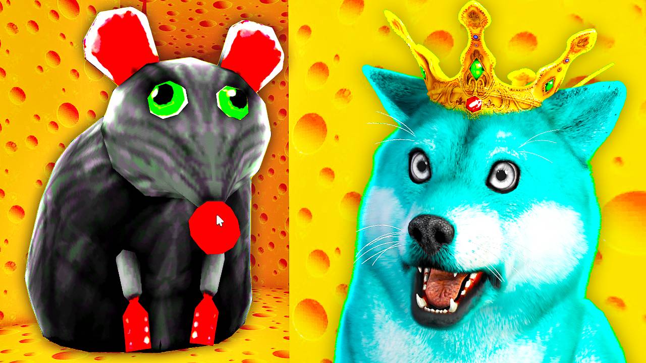 Огромная крыса напала на меня в роблокс, сырный побег в roblox смотреть онлайн