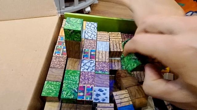 стоит ли брать магнитный конструктор майнкрафт? играем проверяем.