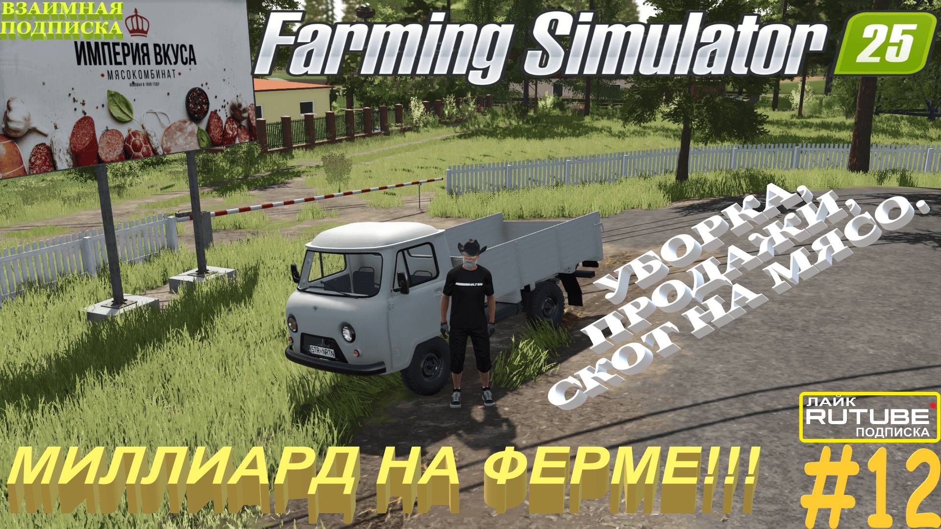#FarmingSimulator25 | #Карта | #Starowies | #миллиард | #мясокомбинат | #12