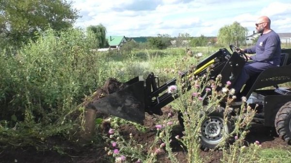 Первое тестирование, первый выезд на новой модели Helper 300 Pro U для работы с грунтом.