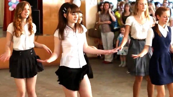 Charming Russian schoolgirl