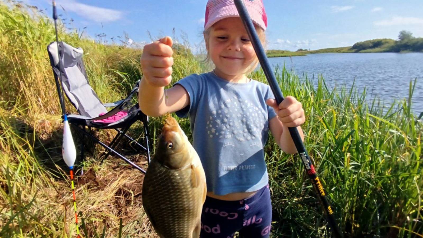 Рыбалка с Дочкой на Карася. смотреть онлайн