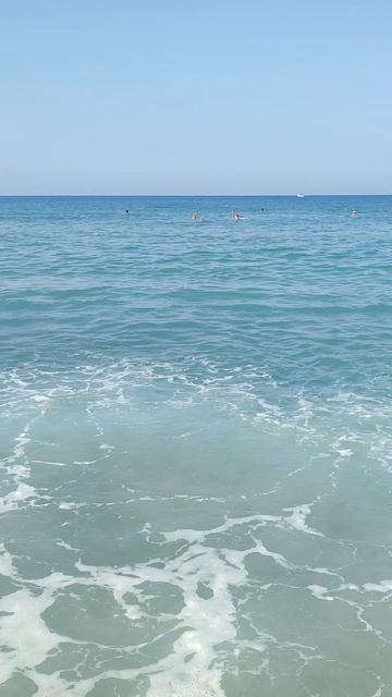 На пляже Клеопатра наступили погожие денечки