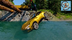 Мультик про машинки. Машинки, Сломанный мост и Эвакуатор. МанкиМульт