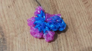 Плетение табалапки из резиночек на крючке - ТАБА лапка