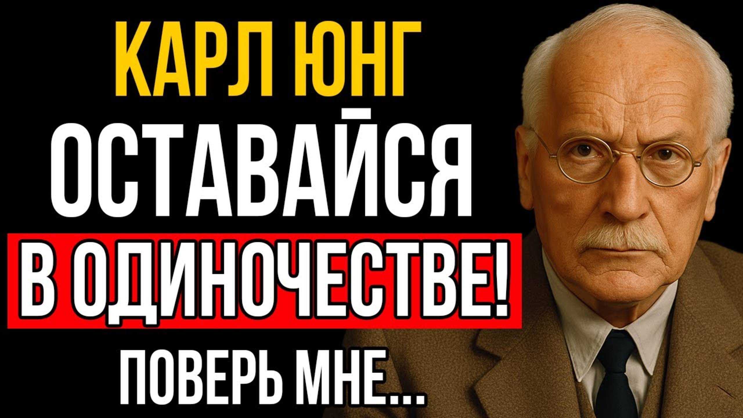 Почему Остаться В Одиночестве Это ЛУЧШЕЕ что ты можешь сделать - Карл Юнг смотреть онлайн