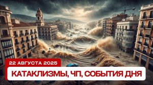 Катаклизмы 22.08.2025: Япония и Италия уходят под воду, Крым в огне, США накрыл ураган Эрин!