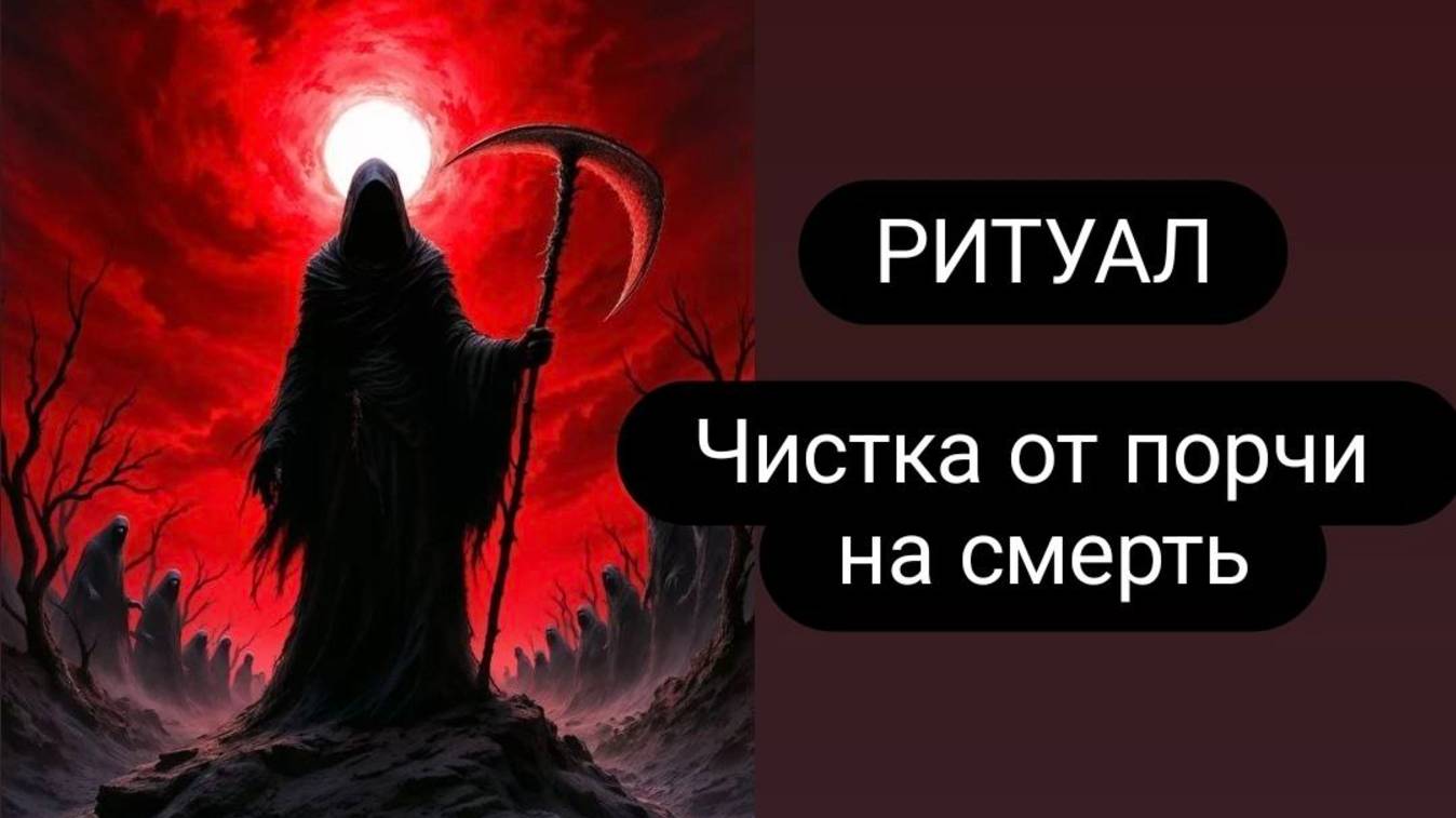 Ритуал- чистка от порчи на смерть. #отпорчинасмерть # чистка #ритуал #порчанасмерть смотреть онлайн