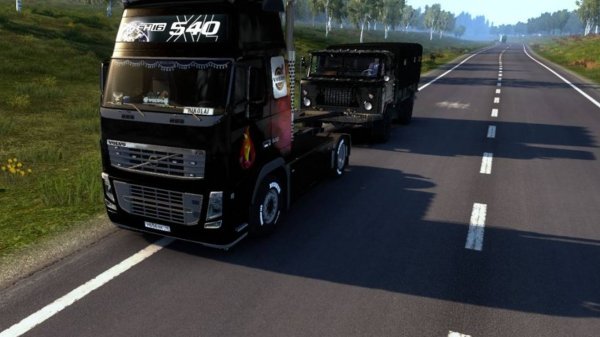 И снова на трассе Volvo