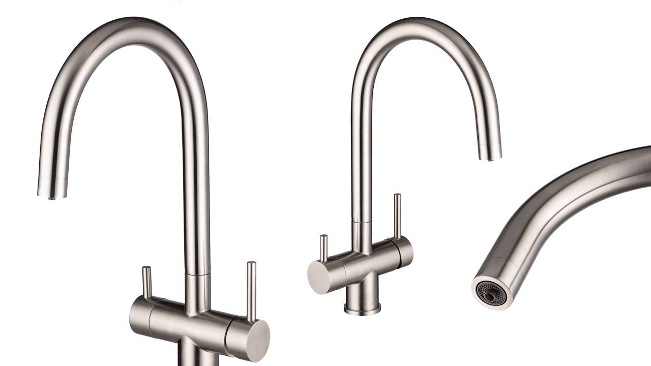 Распаковка кухонного смесителя с каналом для фильтрованной воды Swedbe Selene Plus 8042 смотреть онлайн