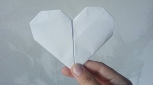 Как сделать сердечко из листа а4