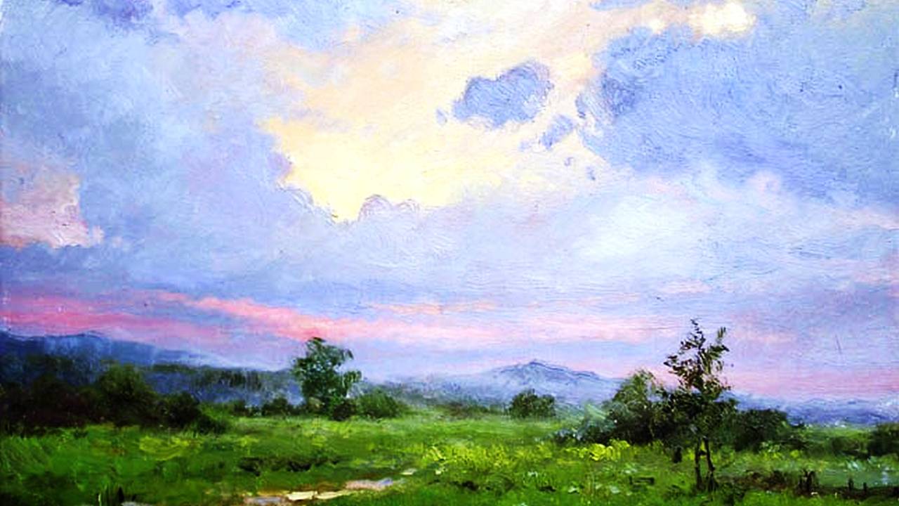 Летние пейзажи художника Алексея Ефремова смотреть онлайн