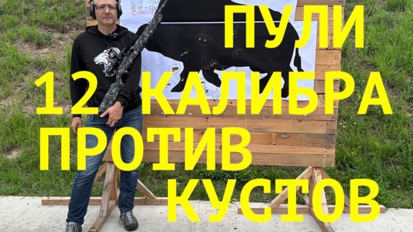 Тест пуль 12 калибра в кустарнике: какая же будет лучшей?