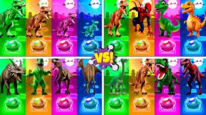 Динозавры МЕГАМИКС 29-32 уровни - Мультики про Динозавров | МУЛЬТФИЛЬМЫ ДИНОЗАВРЫ в Tiles Hop