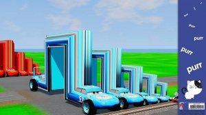 Мультики для детей про машинки. Яркие машинки Молнии МаКвина против Паровозика Томаса. Мультики