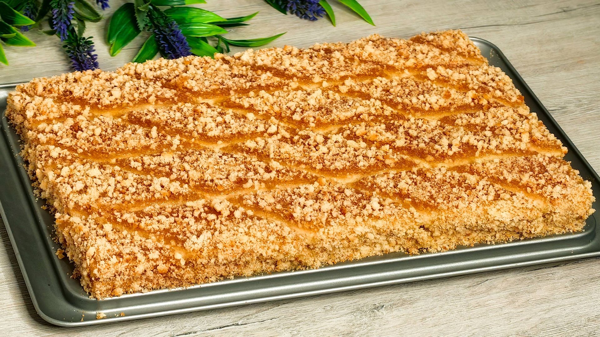 Буквально Тает во Рту!Быстрый Экономичный Пирог с Вареньем к Чаю или Кофе!Просто и Вкусно🥧 смотреть онлайн