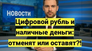 Цифровой рубль и наличные деньги: отменят или оставят