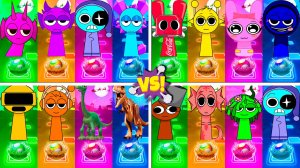 ВСЕ СПРУНКИ МЕГАМИКС 9-12 уровни - Мультики про Спрунке | МУЛЬТФИЛЬМЫ SPRUNKI в Tiles Hop