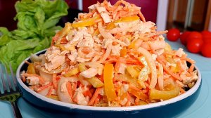 📌 Салат "Янтарный край" - остренький, сочный, вкусный и яркий