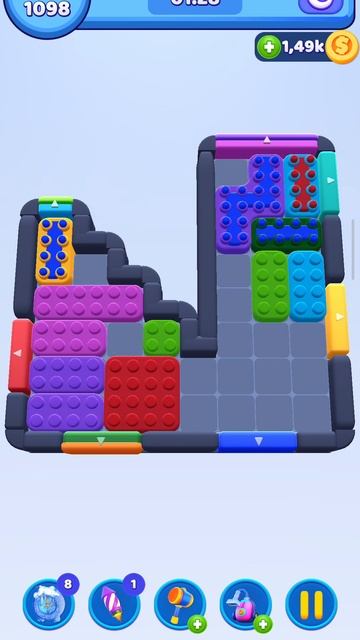 Color Block Jam 1098 уровень