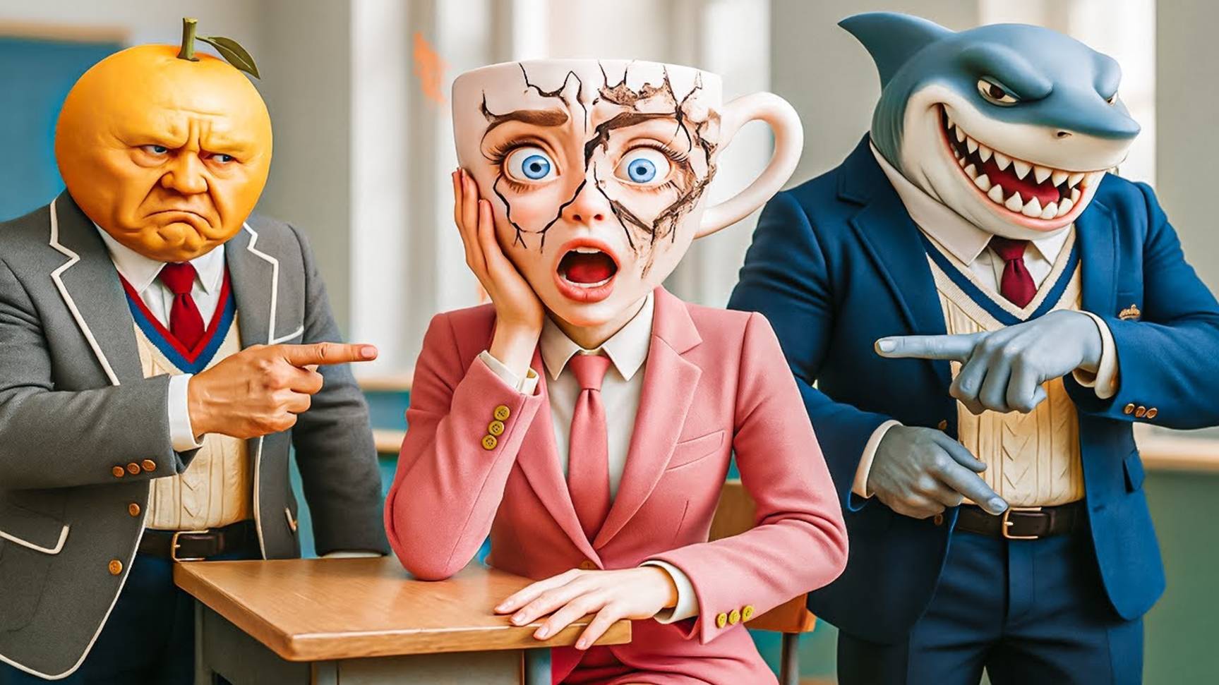 СПАСЕНИЕ ТУТ ТУН САХУ и БАЛЕРИНЫ КАПУЧИНЫ от ЗЛОГО ЛУЧШЕГО ДРУГА ДЕТСТВА! | смешная анимация ужасов смотреть онлайн