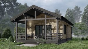 Дом из СИП панелей под ключ.