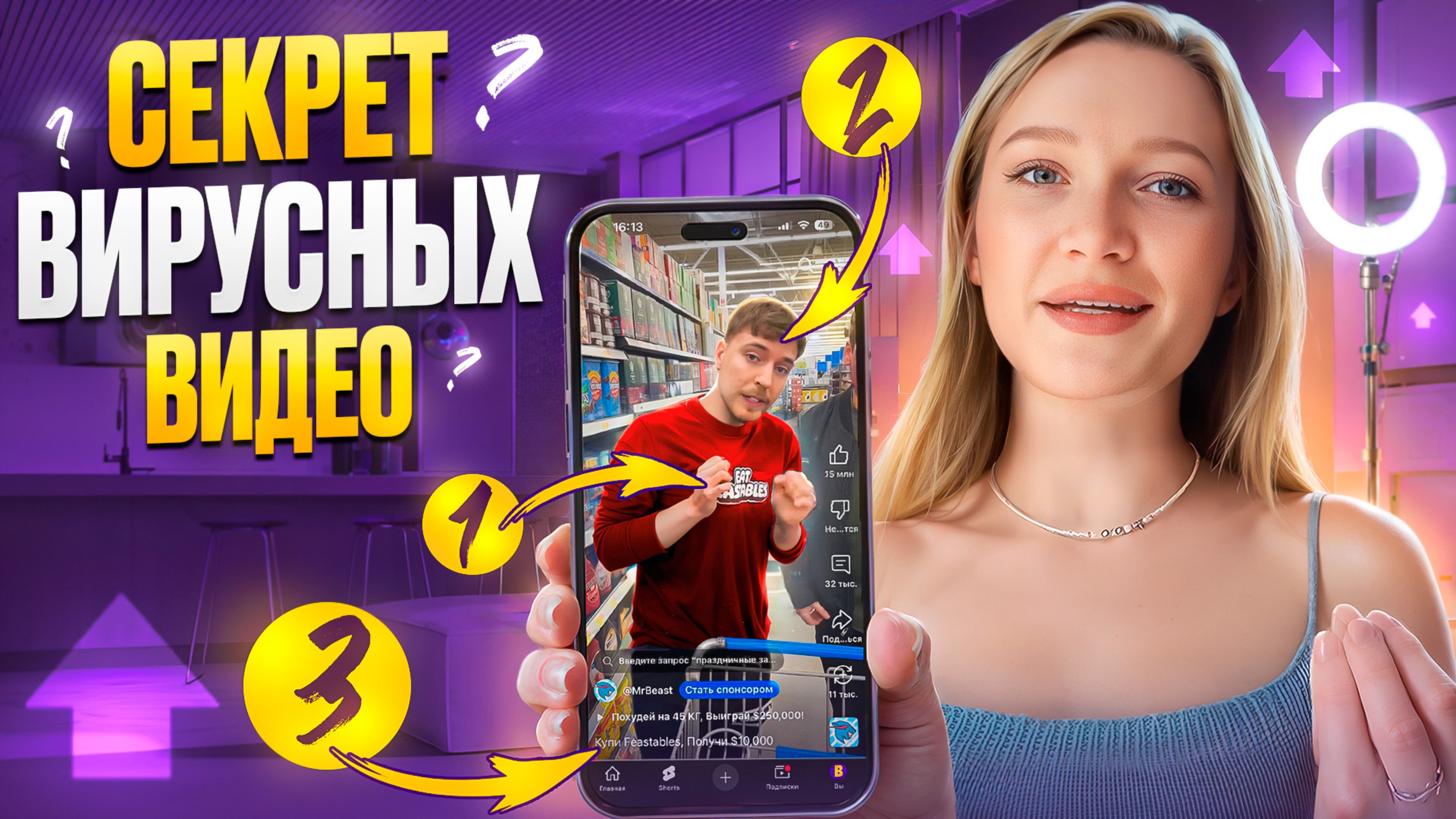 Главные триггеры в Shorts, чтобы ролики залетали в рекомендации | Топ 5 форматов залетных видео