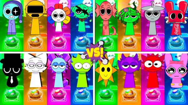 ВСЕ СПРУНКИ МЕГАМИКС 1-4 уровни - Мультики про Спрунке | МУЛЬТФИЛЬМЫ SPRUNKI в Tiles Hop