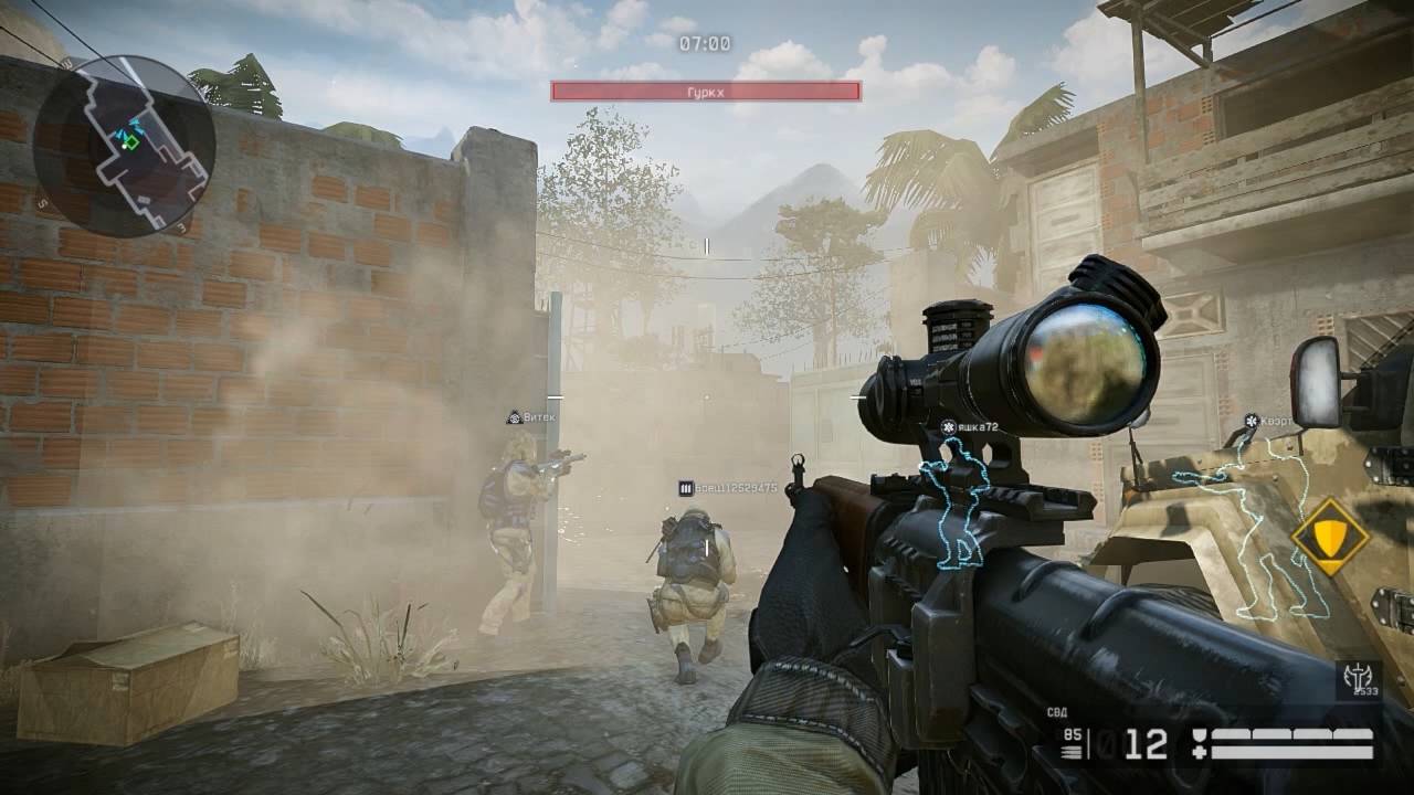 Warface Кооперативная (PvE) Миссия Мощная Защита (Профи) за Снайпера (СВД)