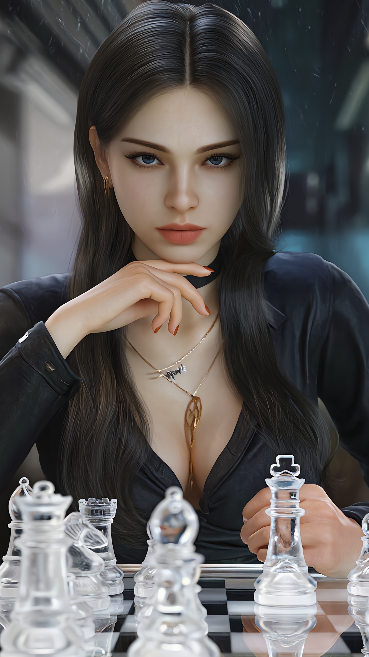 лучший подарок мужчине- шахматы из эпоксидной смолы