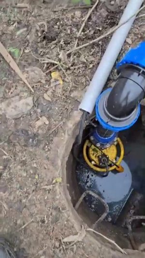 Демонстрация установки и подключения в колодец погружного шламового насоса ZUMFA SGN на 9 кВт