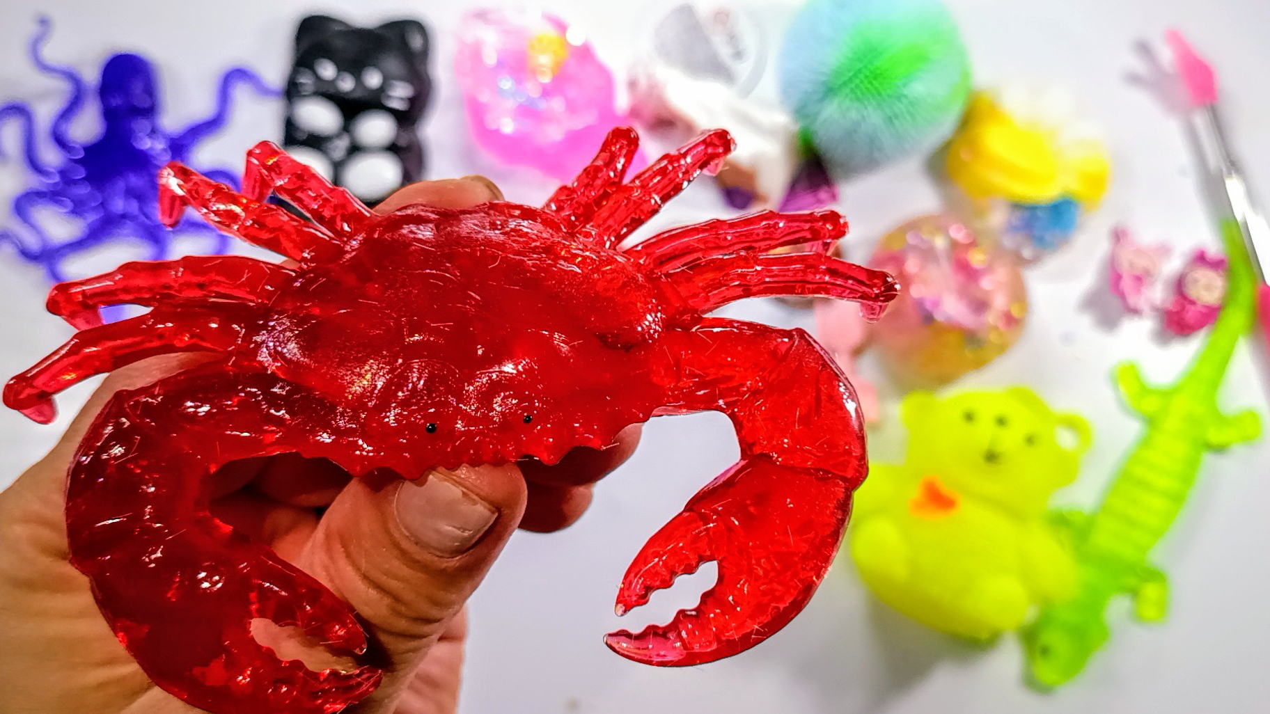 АСМР Сквиши и антистрессы 🥰 ТАБА лапки сквиши 🐾 режу СКВИШИ ✨ смотреть онлайн