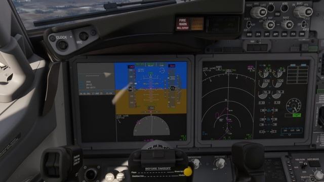 Самолет Boeing 737 Max 8 подлетает к аэропорту