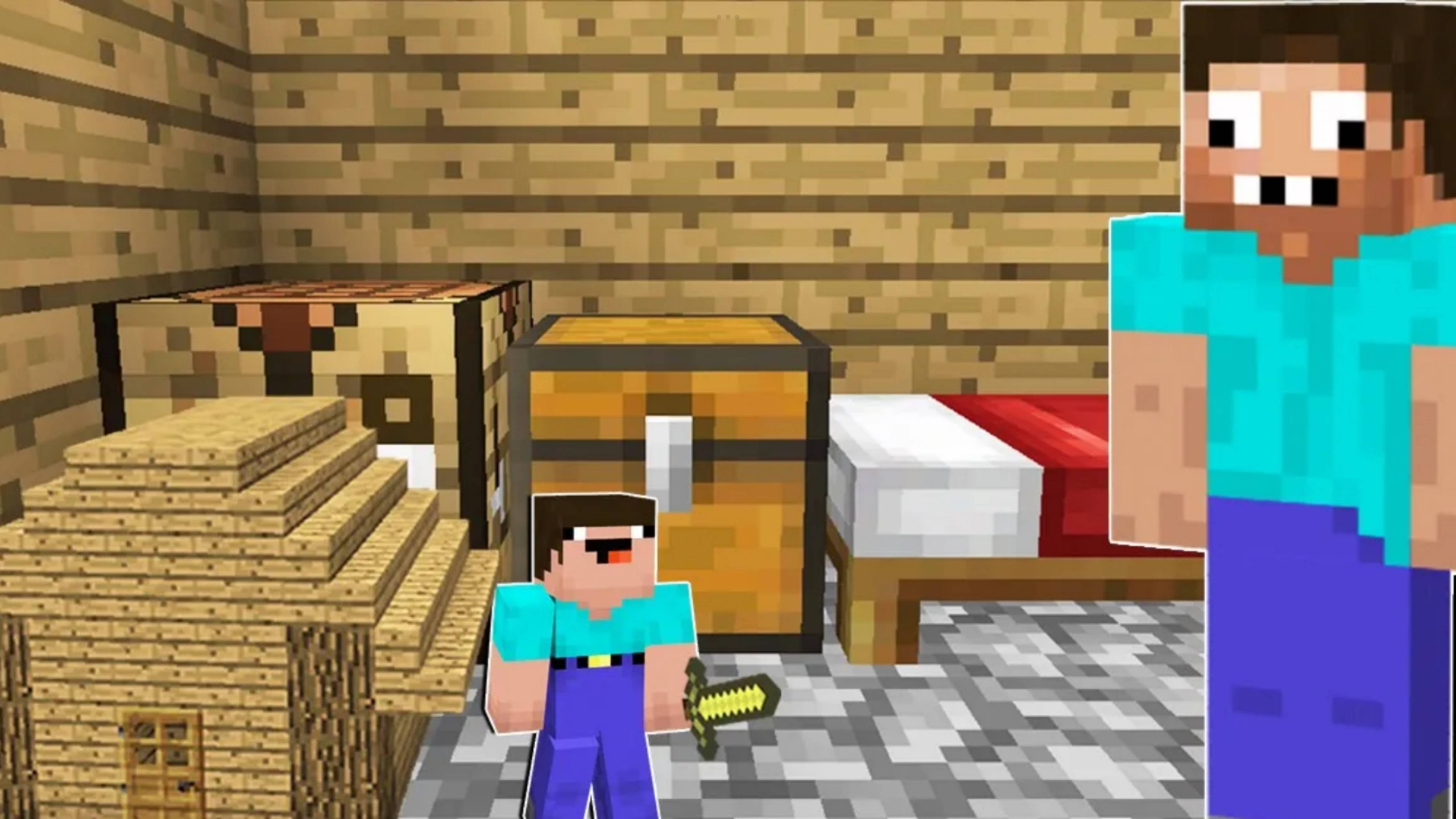 Маленький нуб затролил про в Майнкрафте! ! смотреть онлайн