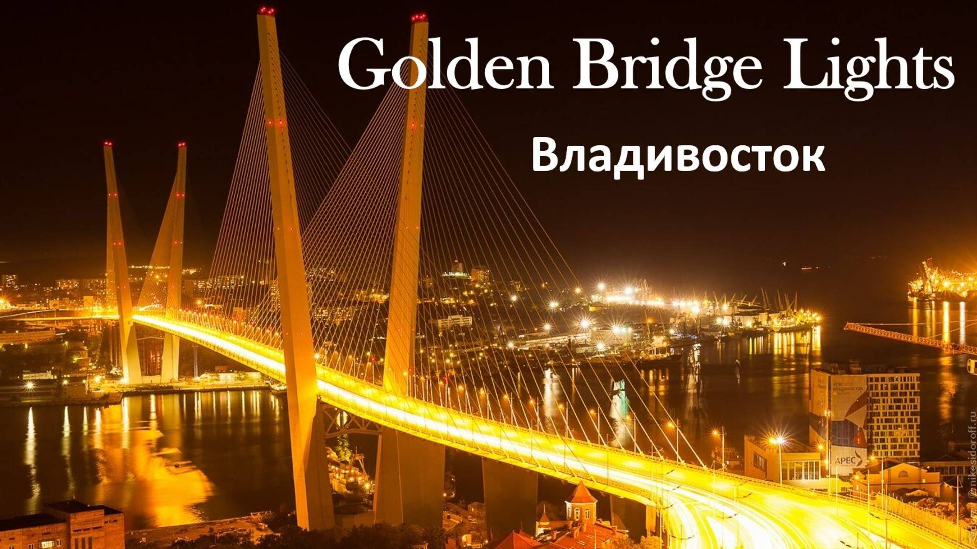Golden Bridge Lights / Владивосток смотреть онлайн