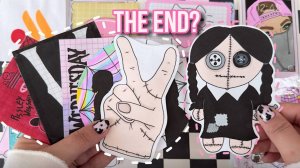 💞 Wednesday 2 💀 Коллекция Уэнсдэй🕷️Двойные пакетики ✨ Бумажные сюрпризы 🌸распаковка🧸