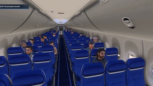 Пассажирский самолет Boeing 737 Max8 авиакомпании Southwest Airlines