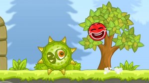 Красный Шар в игре Bounce Ball 5 Уровни 41-45 Босс