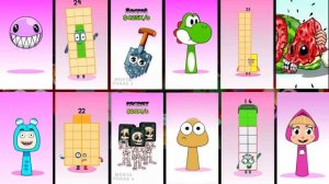 Sprunki OC с номерами блоков 22, 23, 24 | Подборка Incredibox