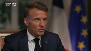 Перевод интервью: Президент Франции Макрон обсуждает саммит Белого дома по войне на Украине