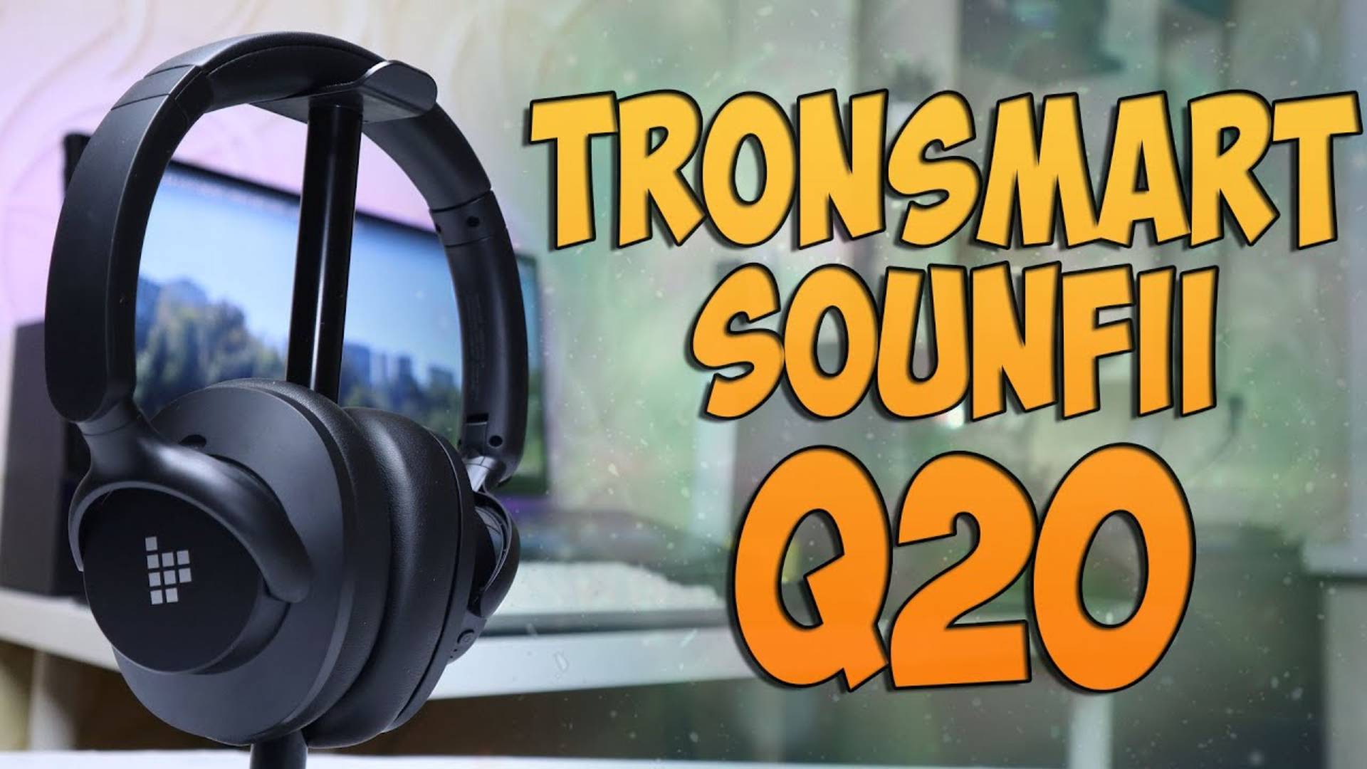 Tronsmart Sounfii Q20 Обзор недорогих полноразмерных наушников с активным шумоподавлением смотреть онлайн